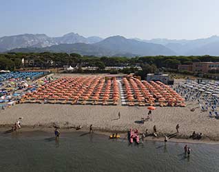 Spiaggia riservata per chi prenota un Bungalow