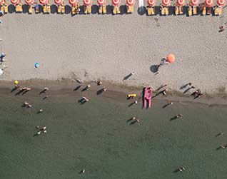 Spiaggia riservata per chi prenota un Bungalow